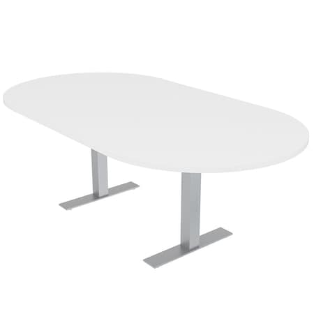 Skutchi Designs 45.25 in W, 71.5 in L, 29 in H, Engineered Wood Top, White HAR-RAC-46X72-T-XD09